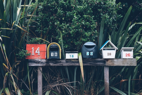 Image of mailboxes